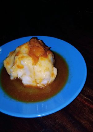 Foto resep Bubur sumsum kuah durian