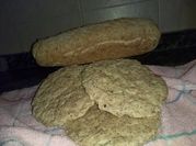 Una foto de pan dulce de salvado