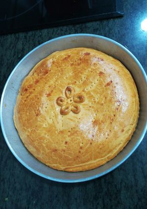 Una foto de Empanada de pisto y atún