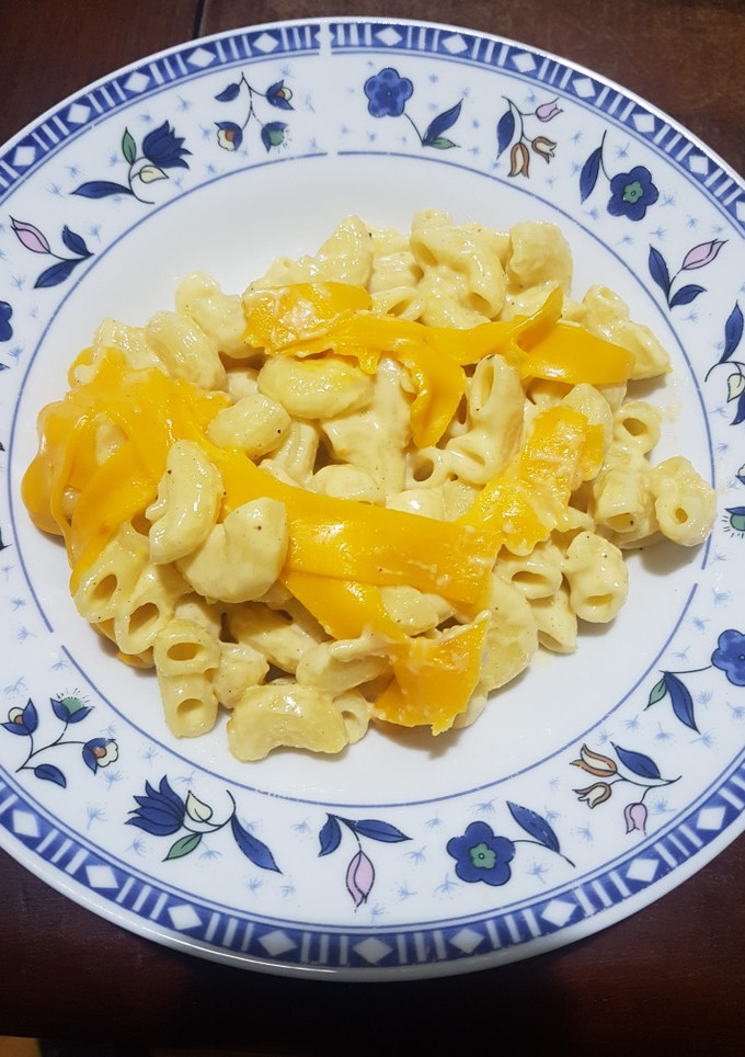 Una foto de Mac and cheese