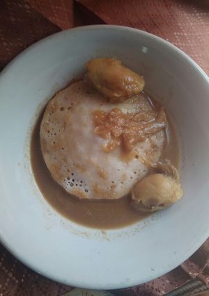 Foto resep Serabi Kuah Durian