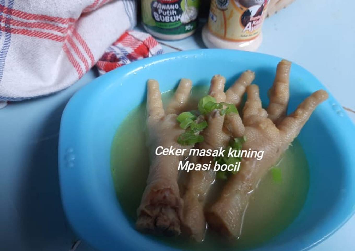 Ceker masak kuning