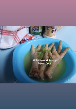 Foto resep Ceker masak kuning