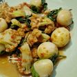 Tumis Pedas Kembang Kol & Telur Puyuh