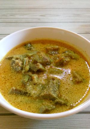 Foto resep Gulai santan terong ijo dan kacang panjang