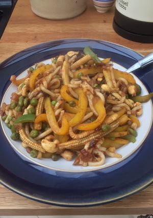 A picture of Cashew stir fry.