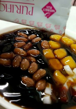 A picture of Puliviv BB Grass Jelly Dessert (Recipe by Member Ms. Chen Xila).