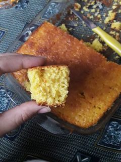 عکسی از دستور کیک زعفرانی