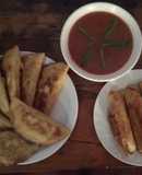 Pastelitos y rollitos de chorizo argentino..🇸🇻