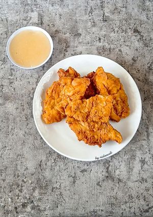 Foto resep Ayam Crispy Saus Lemon