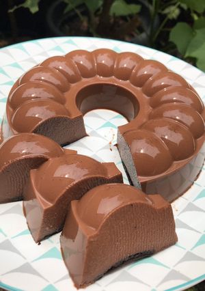 Foto resep Puding Nutella Oreo