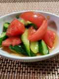 Cucumber and Tomato Noodle Dressing Salad