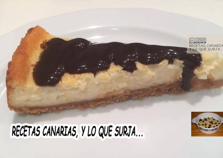 Tarta de queso fácil al horno