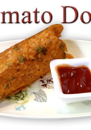A picture of Tomato Dosa.