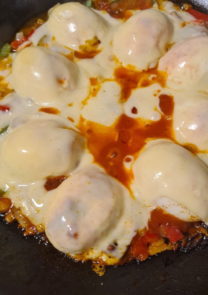 Una foto de Huevos a la turca