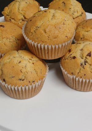 Foto di Muffin con gocce di cioccolato