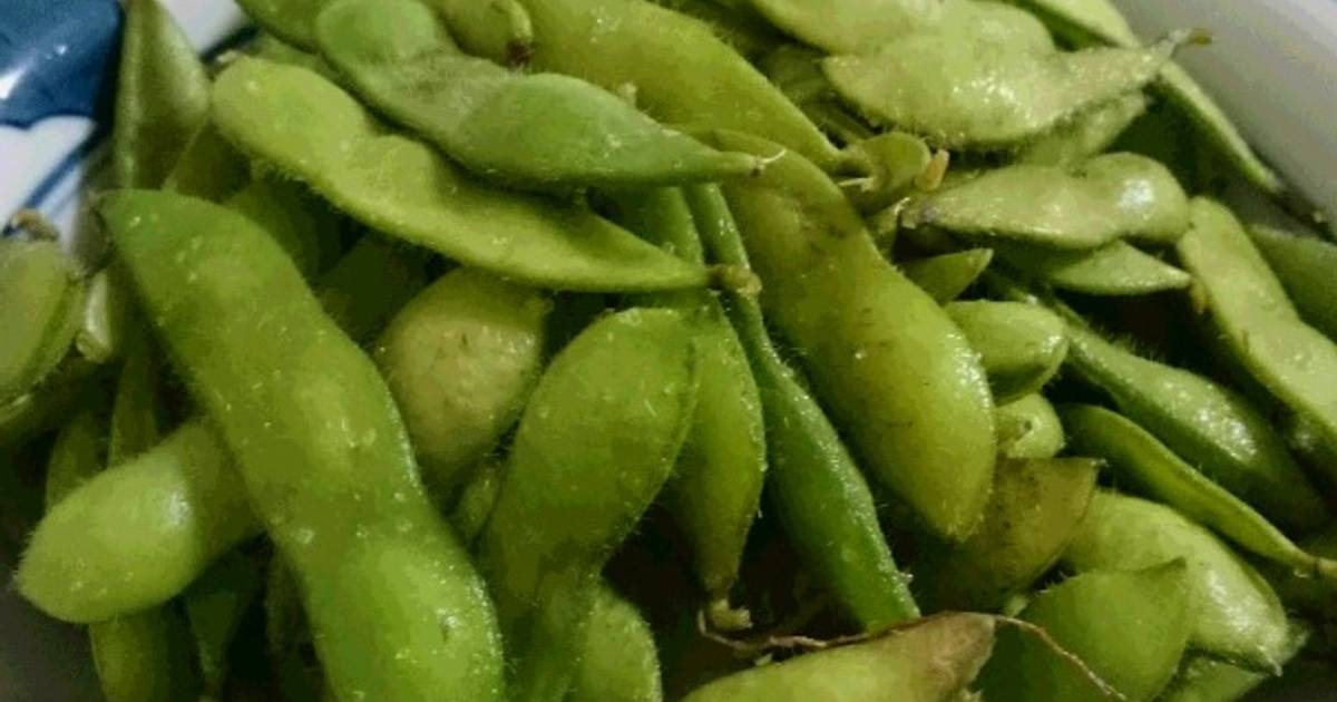 Salted Edamame Recipe by afrikayoken Cookpad