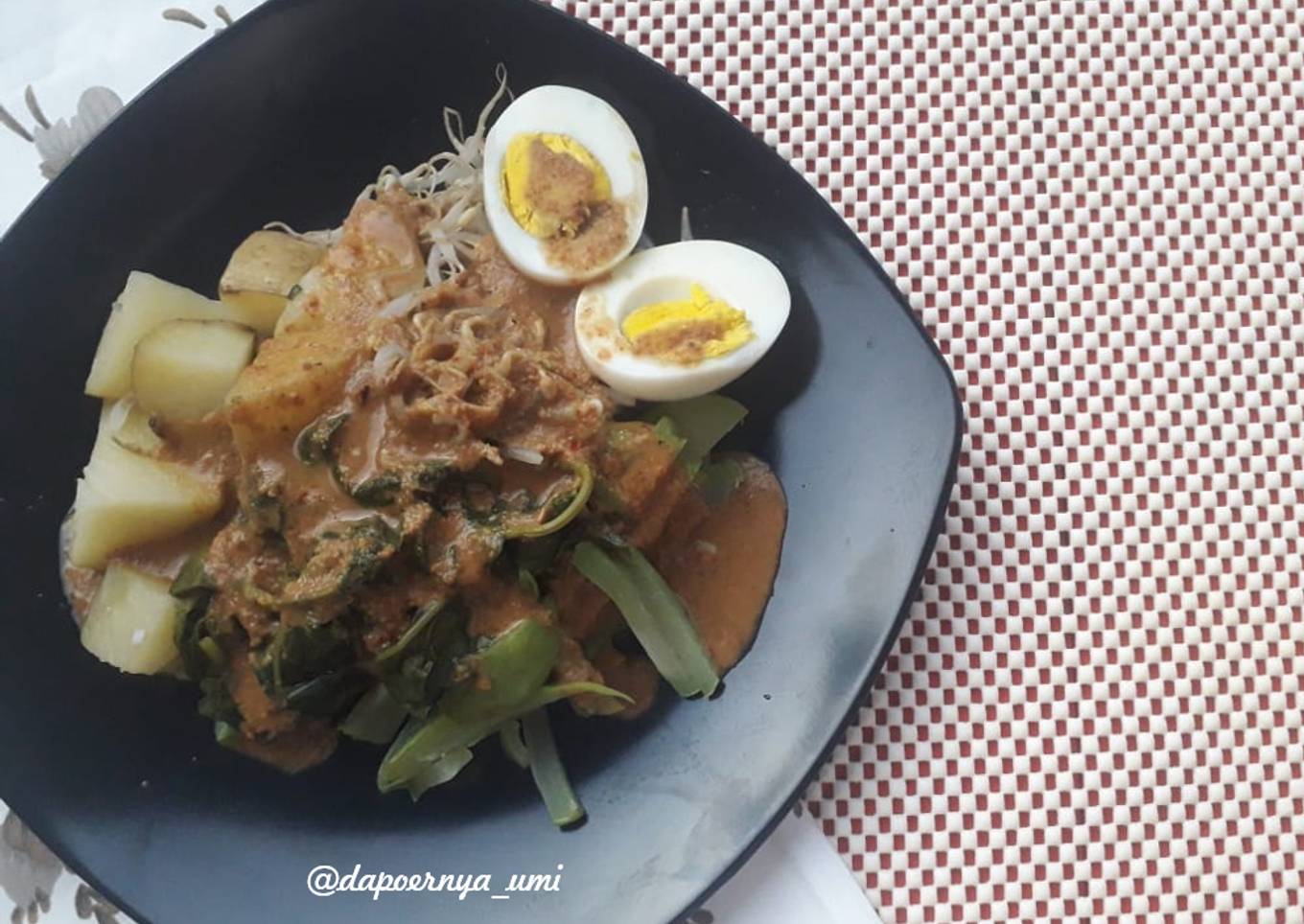 Pecel Sayur Lengkap