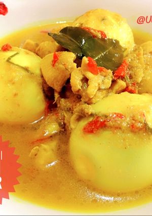 Foto resep Gulai Ayam Telur