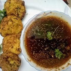 A picture of Air  Fryer  Healthy  Green  Peas  Cutlet.