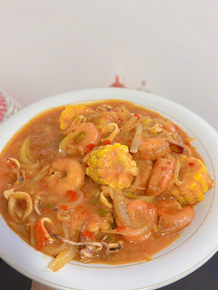 Foto resep Udang Cumi saus padang