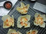 Pangsit ala pizza