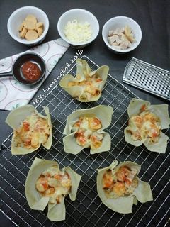 Foto resep Pangsit ala pizza