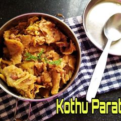 A picture of Kothu Paratha.