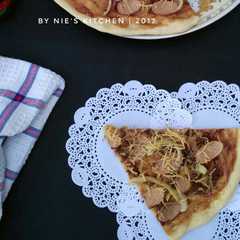 รูปของ Thin Crust Barbecue Pizza