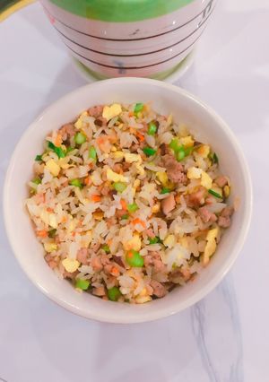 Hình của món Cơm chiên bò bằm.