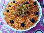 A picture of algerian couscous