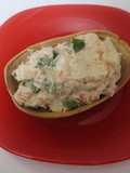 Cestitas con ensaladilla precocinada