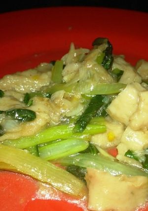 Foto resep Tumis sawi otak ikan