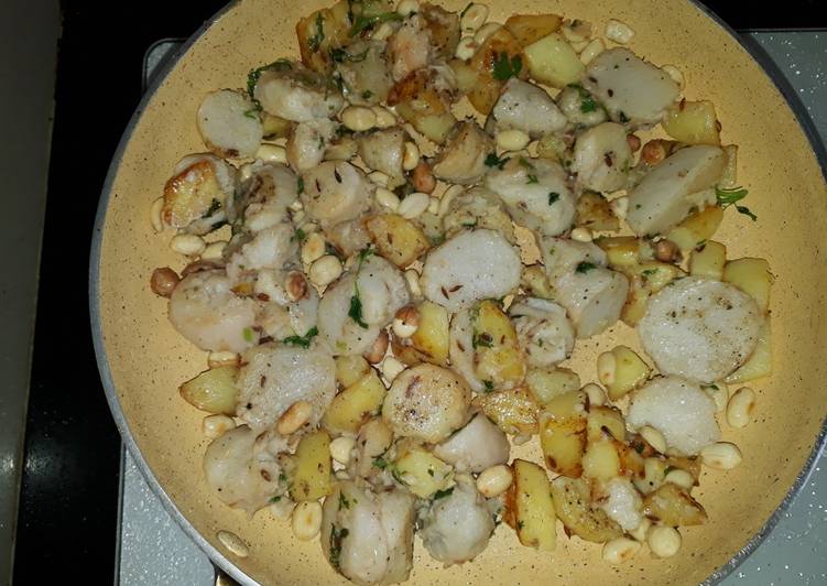 How to Make Homemade Farali Colocasia roots