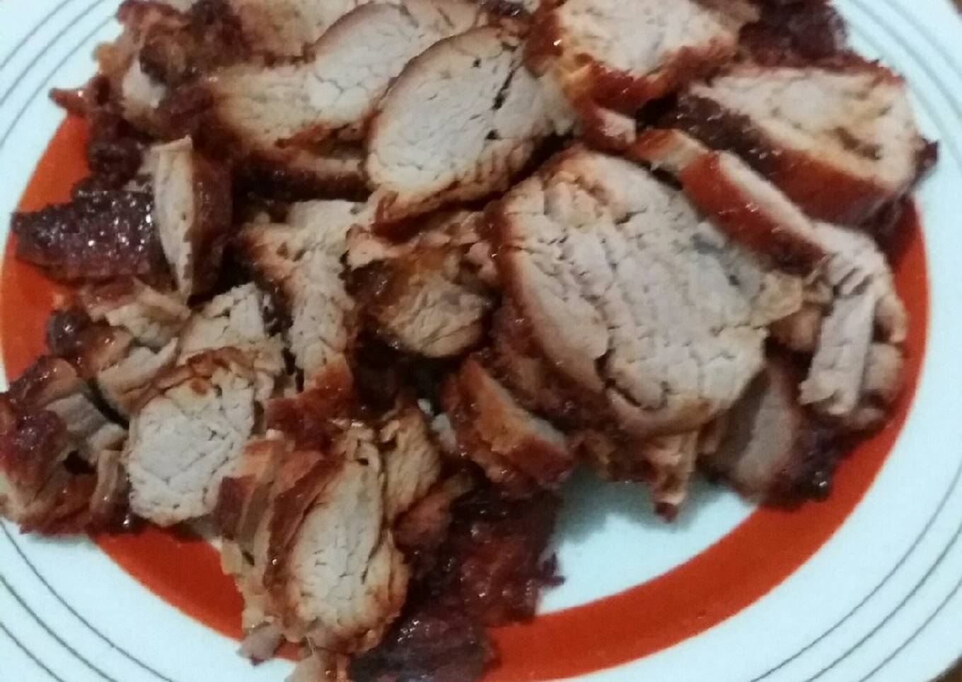 Babi panggang merah