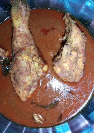 Foto resep Kari ayam kampung khas Aceh (tanpa santan)