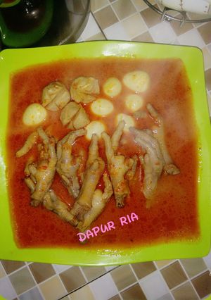Foto resep Ceker kuah mercon