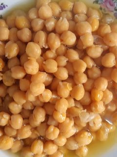صورة لوصفة اللبلبي العراقي او الحمص المسلوق