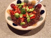 A picture of vegetarian chili