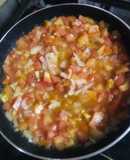 Sốt cà chua ăn với cá chiên tươi