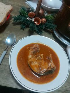 Karácsonyi halászlé recept fotója