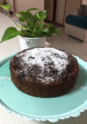 عکسی از دستور کیک خیس شکلاتی