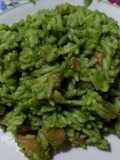 Basmati con crema di broccoli e salmone