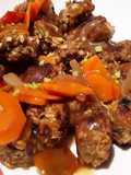 Albóndigas🍱 de leguminosas y semillas de calabaza🎃 en salsa agridulce🍯