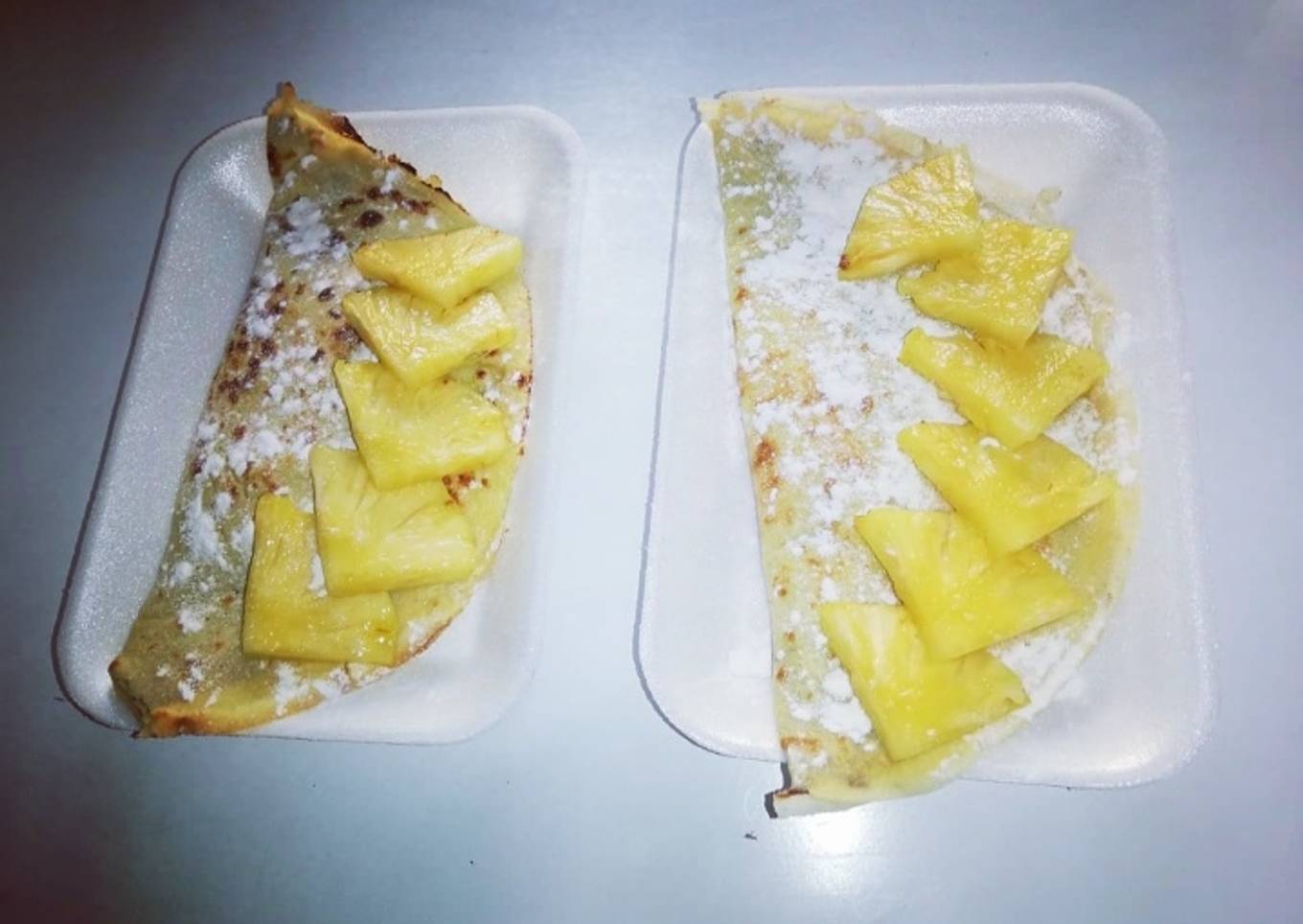 Crepas caseras en sartén o crepera