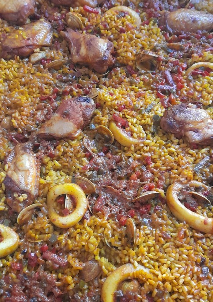Una foto de Paella "a mi manera"