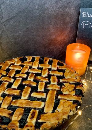 Áfonyás pite recept fotója