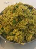 Green flattened rice