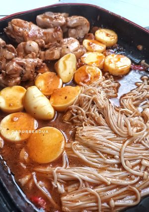 Foto resep Enoki Tofu Ayam Saus BBQ