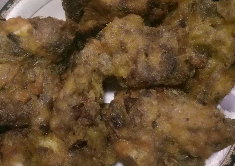 Steps to Prepare Fried mutton chops in 13 Minutes at Home